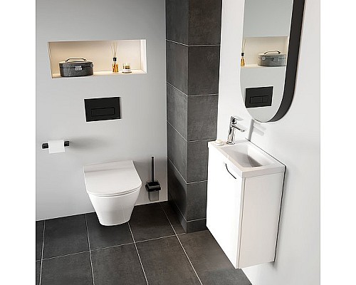 Тумба под раковину Ravak SD Classic 40 L X000001484 подвесная Белая глянцевая