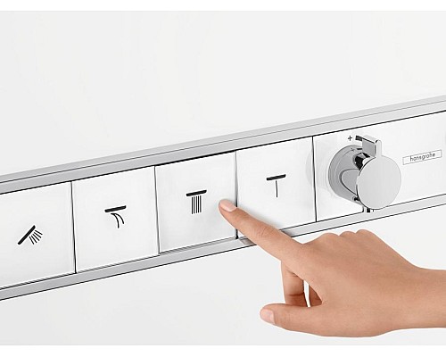 Смеситель Hansgrohe RainSelect с 4 кнопками хром 15357400