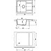 Кухонная мойка Florentina Липси-650 20.125.C0650.104 Бежевая