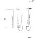 Душевая панель Cerutti SPA Sella S CT8990 с термостатом Серебро