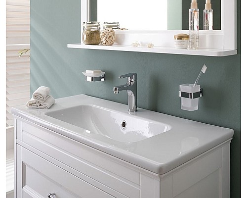 Тумба под раковину Aquanet Бостон 100 209678 подвесная Белый матовый