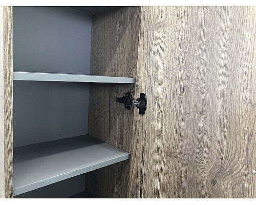 Шкаф пенал Comforty Бредфорд 40 00004148004 Дуб темный