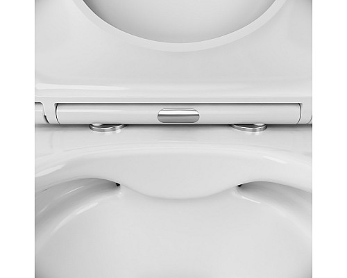 Унитаз подвесной безободковый AM.PM Awe с сиденьем микролифт C111700SC