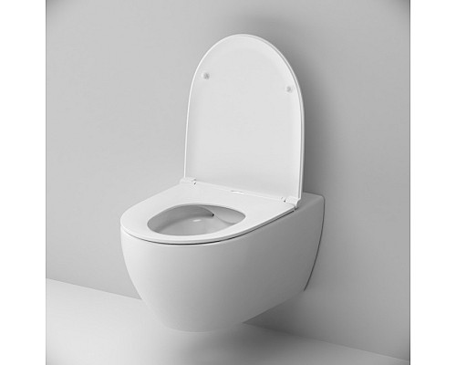 Унитаз подвесной безободковый AM.PM Awe с сиденьем микролифт C111700SC