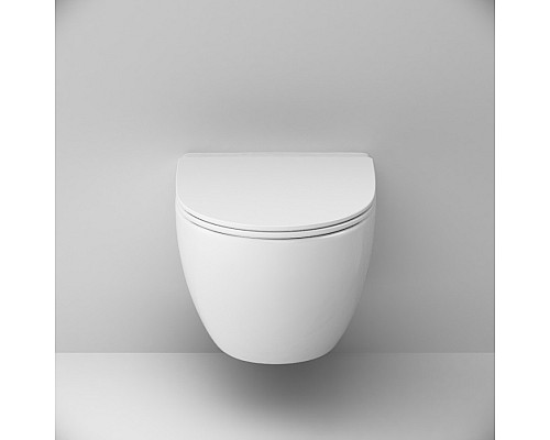 Унитаз подвесной безободковый AM.PM Awe с сиденьем микролифт C111700SC