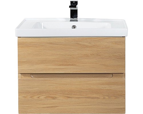 Тумба под раковину Art&Max AM-Techno-700-2C-SO-LW674 подвесная Дуб мадейра янтарь