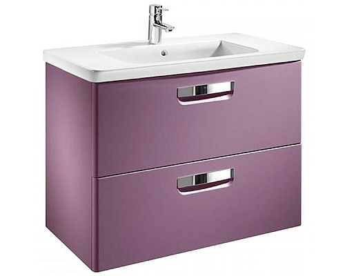 Тумба под раковину Roca The Gap 80 ZRU9302740 подвесная Фиолетовая