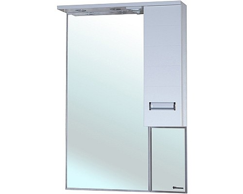 Зеркало со шкафом Bellezza Сиена 70 R 4613911001019 с подсветкой Белое