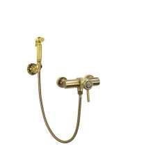 Смеситель с гигиеническим душем и держателем Bronze de Luxe Windsor