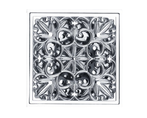 Трап сливной Veragio Canyon d40 VR.CAN-2047.CR, с декоративной решеткой 10х10, с клапаном хром