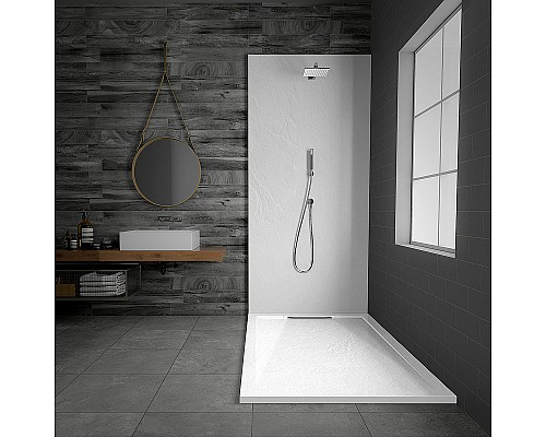 Душевой поддон из искусственного камня Vincea 100x80 VST-4SRL8010W Белый матовый