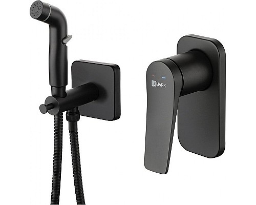 Гигиенический душ со смесителем Lemark Bronx LM3719BL Черный