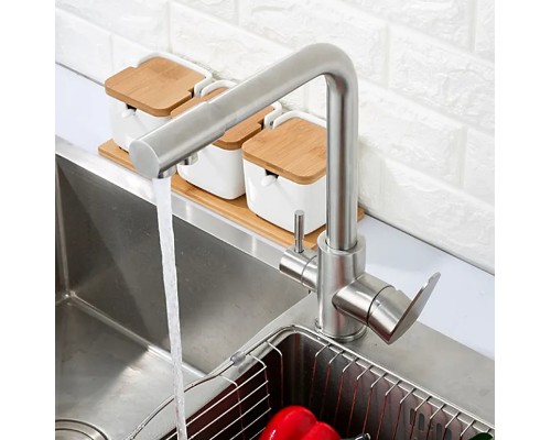 Смеситель для кухни Frap F4348 Сатин