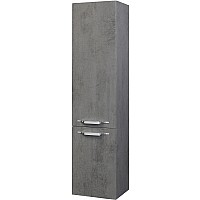 Шкаф пенал Bellezza Луиджи 35 L 4629204182426 подвесной Серый