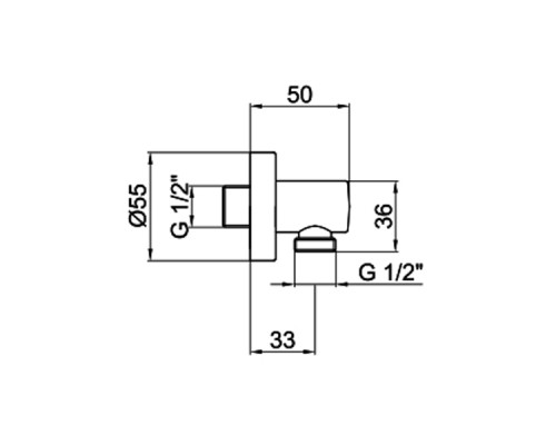 Шланговое подключение Webert Comfort AC0344065