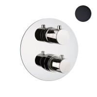 Смеситель для душа встраиваемый с термостатом Webert Sax Evolution SE970903560 черный