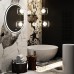 Зеркало Azario Италия-4 57 с подсветкой с сенсорным выключателем и часами