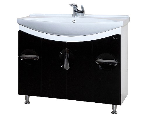 Тумба под раковину Bellezza Лагуна 105 4632118110041 Черная