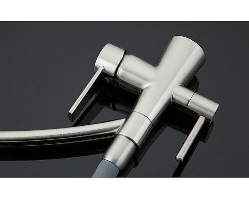 Смеситель для кухни Gappo G4398 Сатин Серый