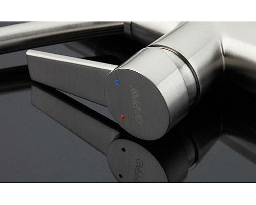 Смеситель для кухни Gappo G4398 Сатин Серый