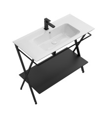 Металлическая структура Kerama Marazzi PIANO Next напольная 95, черная матовая