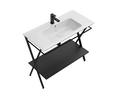 Металлическая структура Kerama Marazzi PIANO Next напольная 95, черная матовая Металлическая структура Kerama Marazzi PIANO Next напольная 95, черная матовая