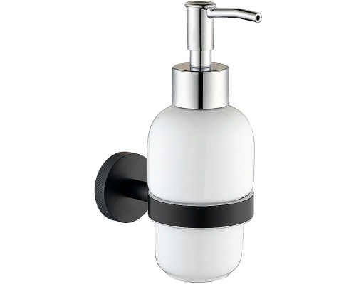 Дозатор для жидкого мыла Allen Brau Priority 6.31006-31 Белый Черный матовый
