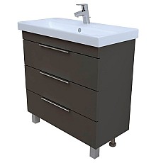 Тумба под раковину 1MarKa Gaula 60Н У92545 Графит матовый