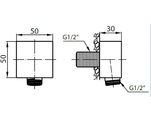 Штуцер Cezares CZR-C-AI2-01