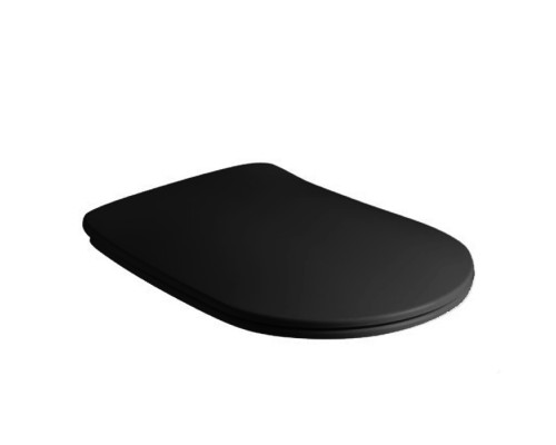 Крышка-сиденье Kerasan Tribeca 519131 с микролифтом, черный матовый