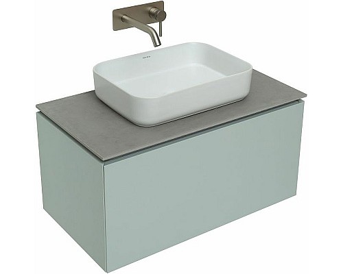 Тумба под раковину Allen Brau Infinity 85 1.21002.PWM подвесная Папирус матовый