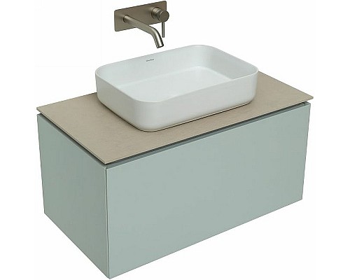 Тумба под раковину Allen Brau Infinity 85 1.21002.PWM подвесная Папирус матовый