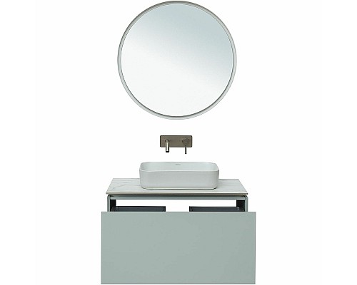 Тумба под раковину Allen Brau Infinity 85 1.21002.PWM подвесная Папирус матовый