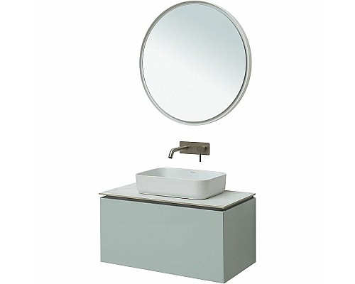 Тумба под раковину Allen Brau Infinity 85 1.21002.PWM подвесная Папирус матовый