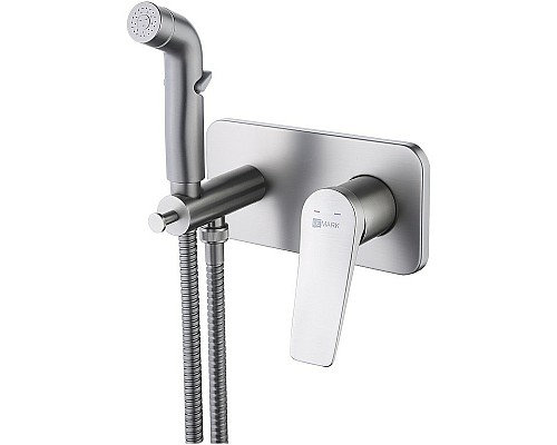 Гигиенический душ со смесителем Lemark Bronx LM3720GM Графит