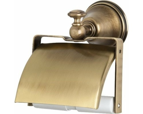 Держатель туалетной бумаги TW Harmony TWHA219br с крышкой Бронза