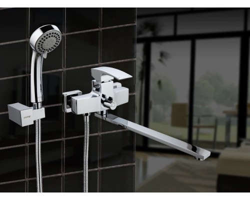 Смеситель для ванны Gappo G07 G2207 универсальный Хром