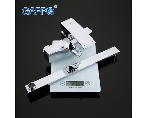 Смеситель для ванны Gappo G07 G2207 универсальный Хром