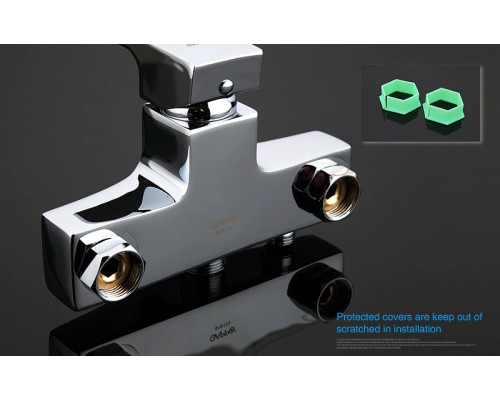 Смеситель для ванны Gappo G07 G2207 универсальный Хром