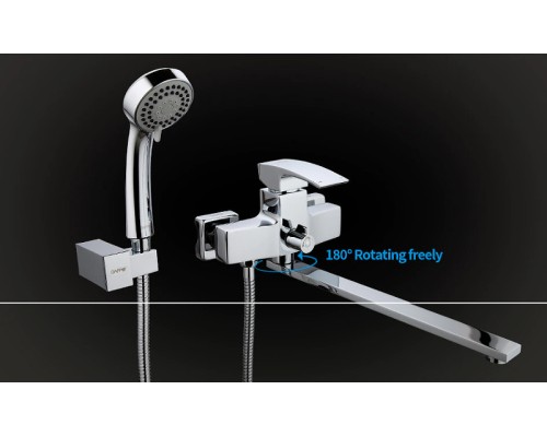 Смеситель для ванны Gappo G07 G2207 универсальный Хром