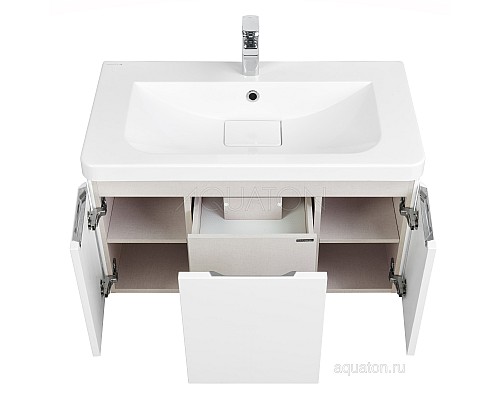 Тумба под раковину Шерилл 85 белый Aquaton 1A208801SH010