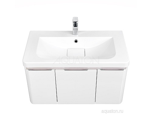 Тумба под раковину Шерилл 85 белый Aquaton 1A208801SH010