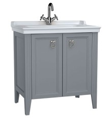 Тумба с раковиной Vitra Valarte 75 62154 Серая матовая