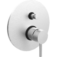 Смеситель Paffoni Light LIG015ST с внутренней частью, для ванны с душем