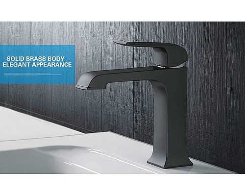 Смеситель для раковины Gappo G50 G1050 Черный матовый