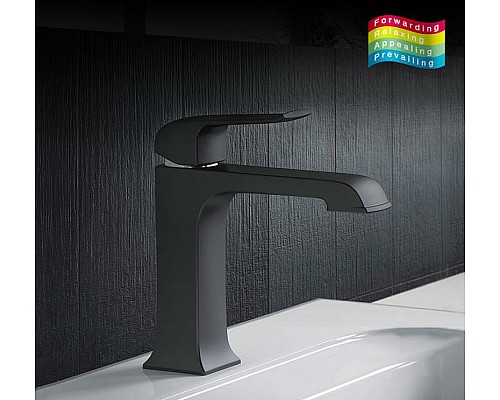 Смеситель для раковины Gappo G50 G1050 Черный матовый