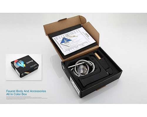 Смеситель для раковины Gappo G50 G1050 Черный матовый