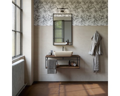 Раковина Kerama Marazzi PLAZA накладная 55, песочный матовый