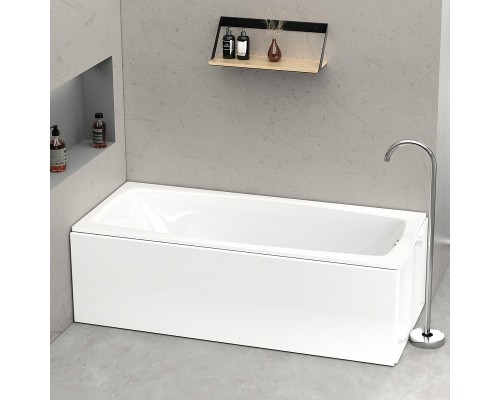 Торцевая панель для ванны Black&White Swan SBA 1757-2SP 75 17572SP Белая