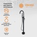 Смеситель для ванны Orange Steel Черный матовый